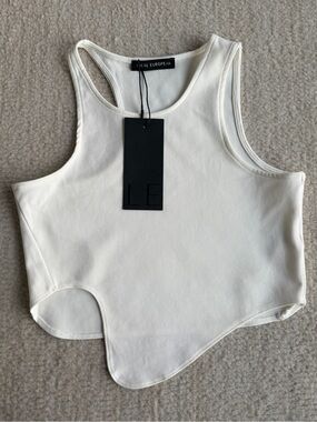 Local European Le Bodycon Tank - Ivory